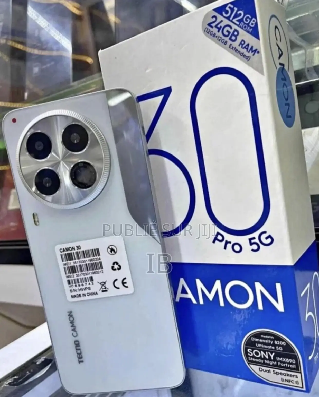 Nouveau Tecno Camon 30 256 GB Blanc