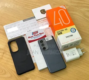 Nouveau Tecno Spark 40 Pro+ 256 GB Noir