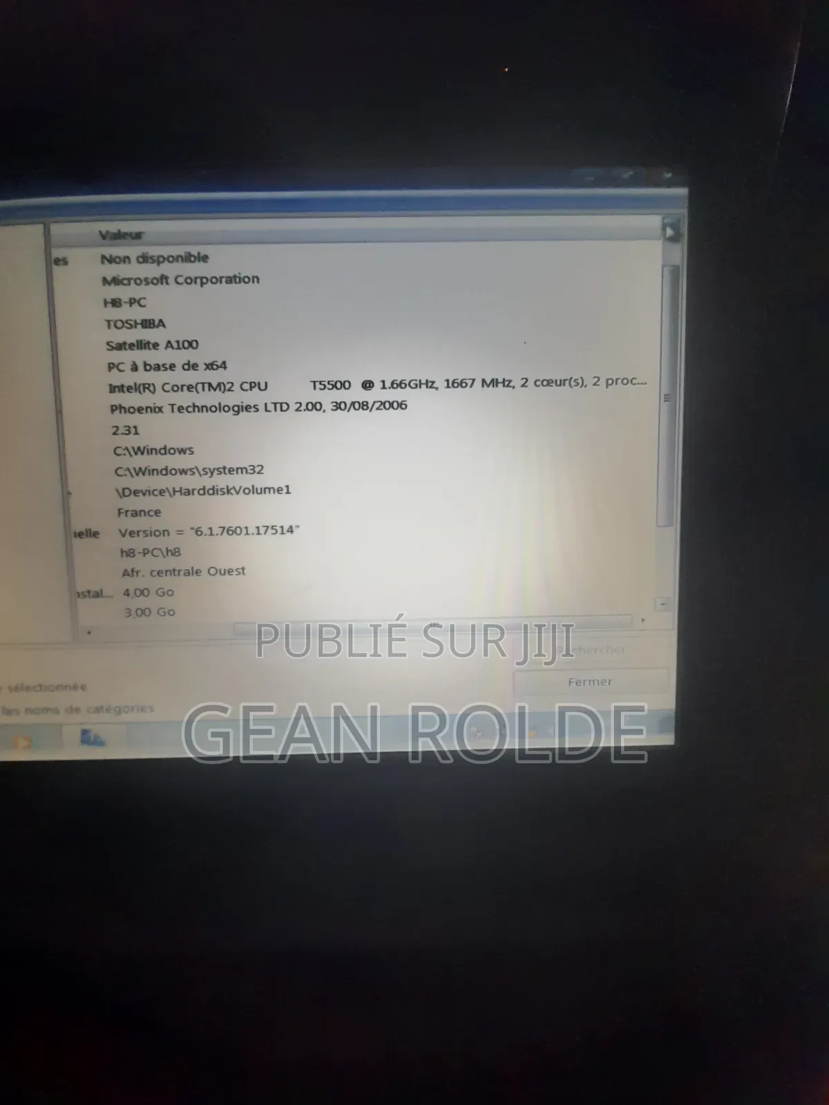 Toshiba Satellite T100 4GB Intel Core 2 Duo HDD 320GB