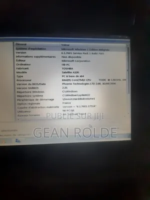 Toshiba Satellite T100 4GB Intel Core 2 Duo HDD 320GB