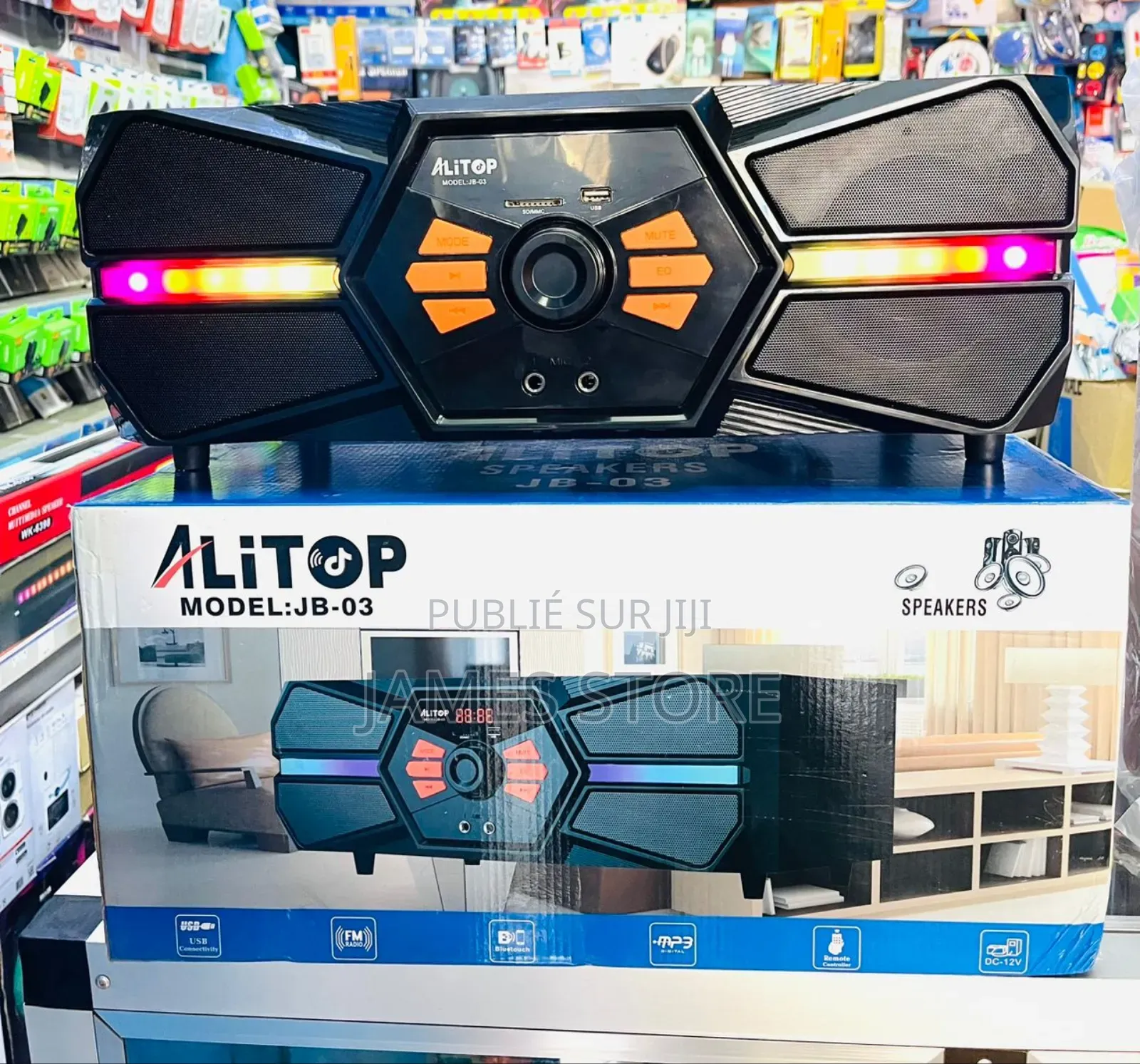 Woofer Enceinte Bluetooth Portable Haut Parleur Home Cinema 60w - Noi