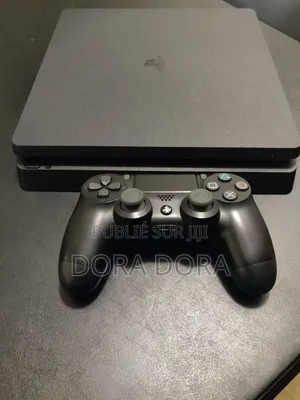 Ps4 Slim Craqué 20 Jeux Installé Avec Une Manette
