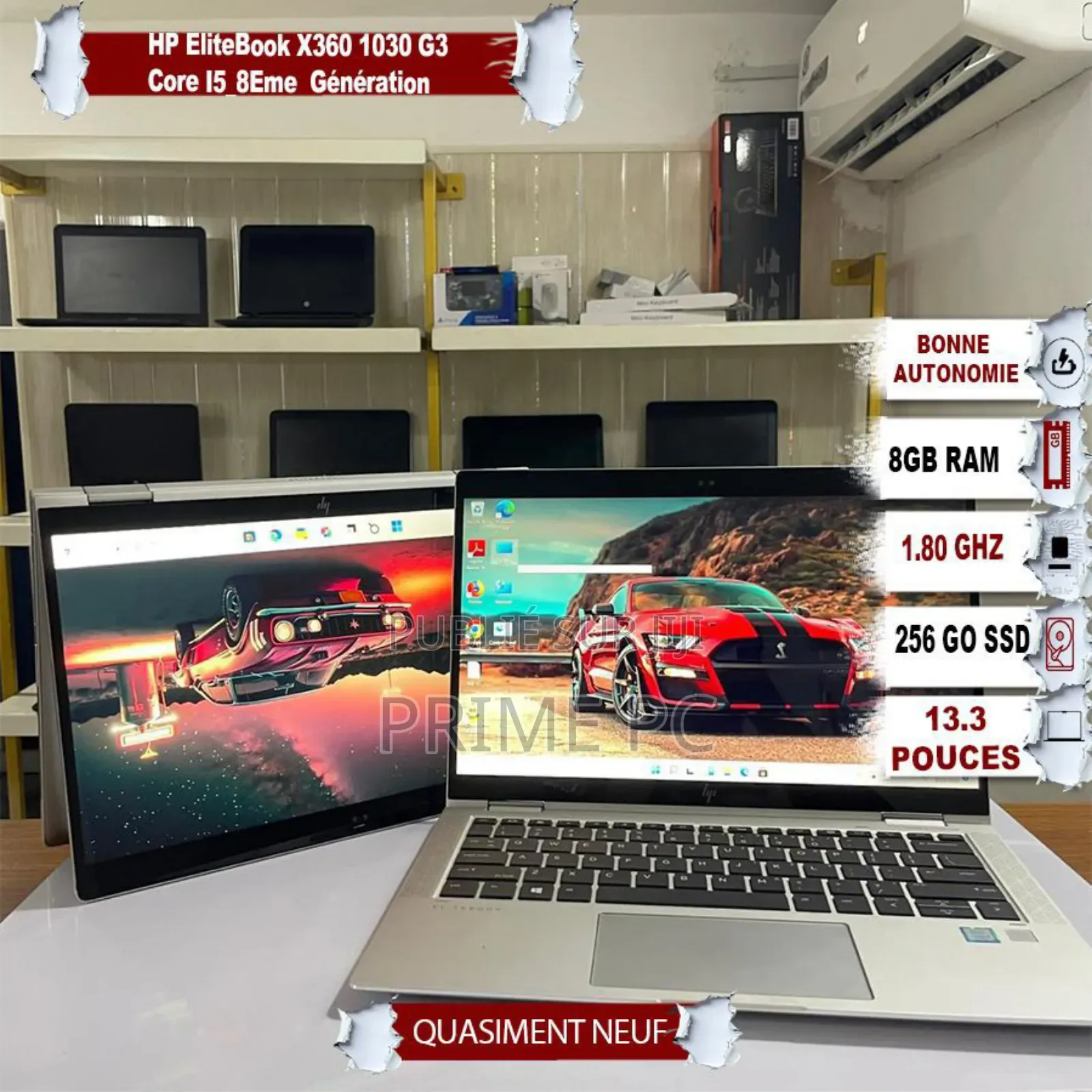 HP EliteBook X360 1030 G3 8GB Intel Core i5 SSD 256GB