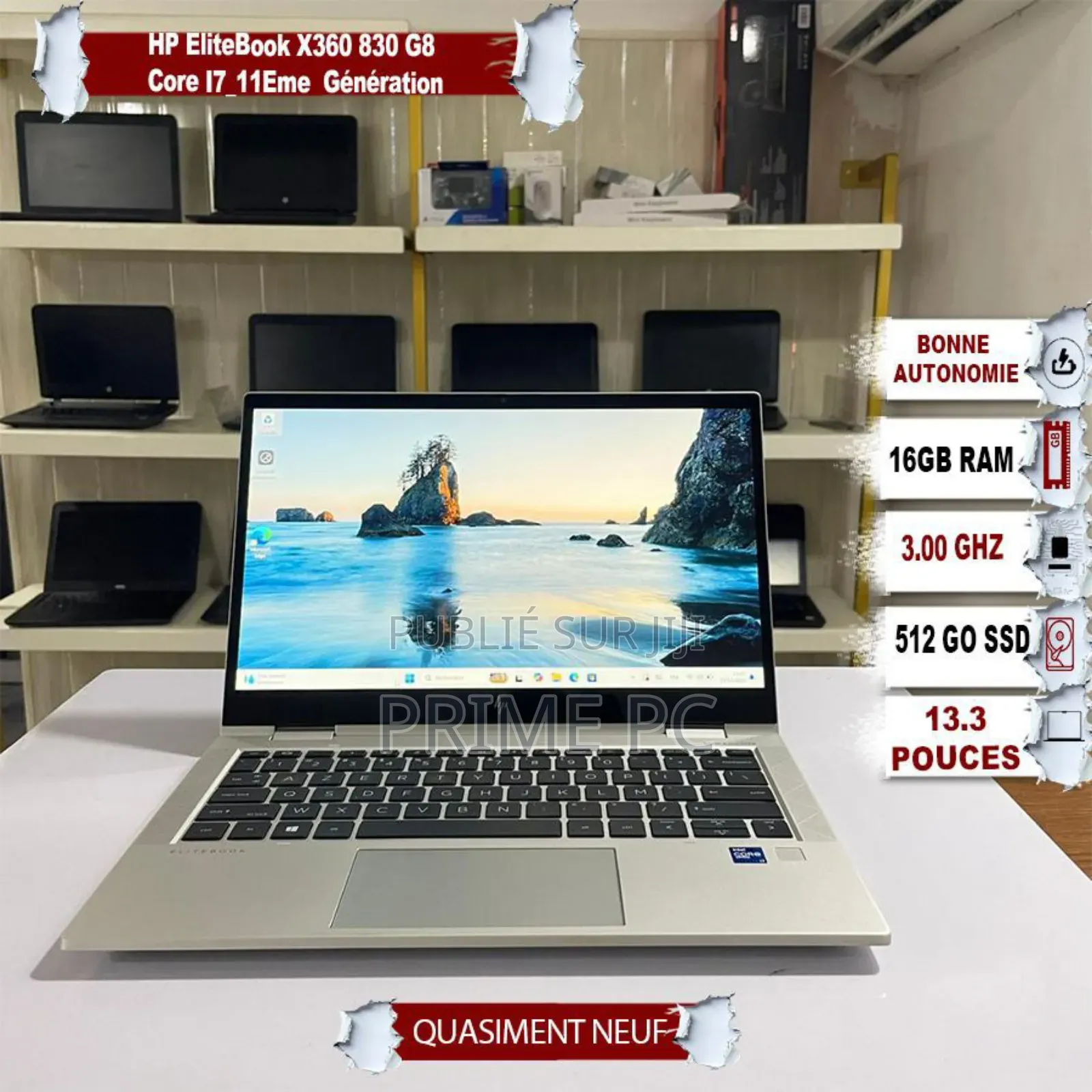 Ordinateur portable HP Autre 16GB Intel Core i7 SSD 512GB