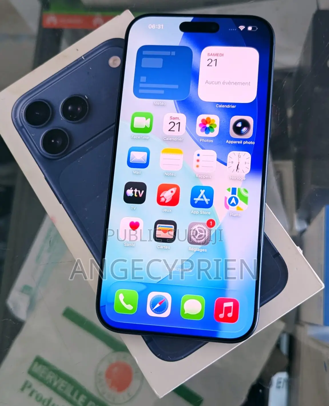 Nouveau Apple iPhone 17 Pro Max 256 GB Bleu