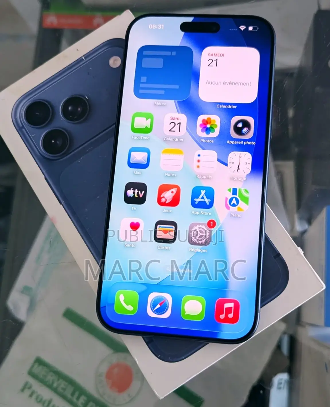 Nouveau Apple iPhone 17 Pro Max 256 GB Bleu