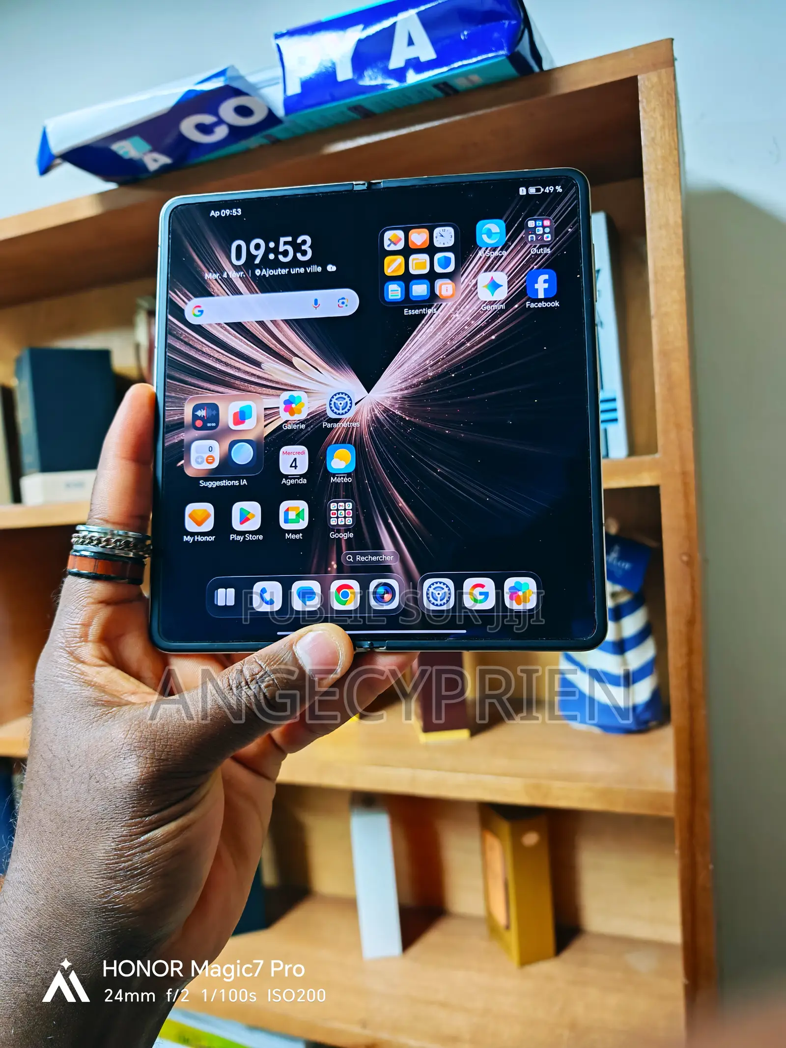 Nouveau Honor Magic V5 512 GB Or rose