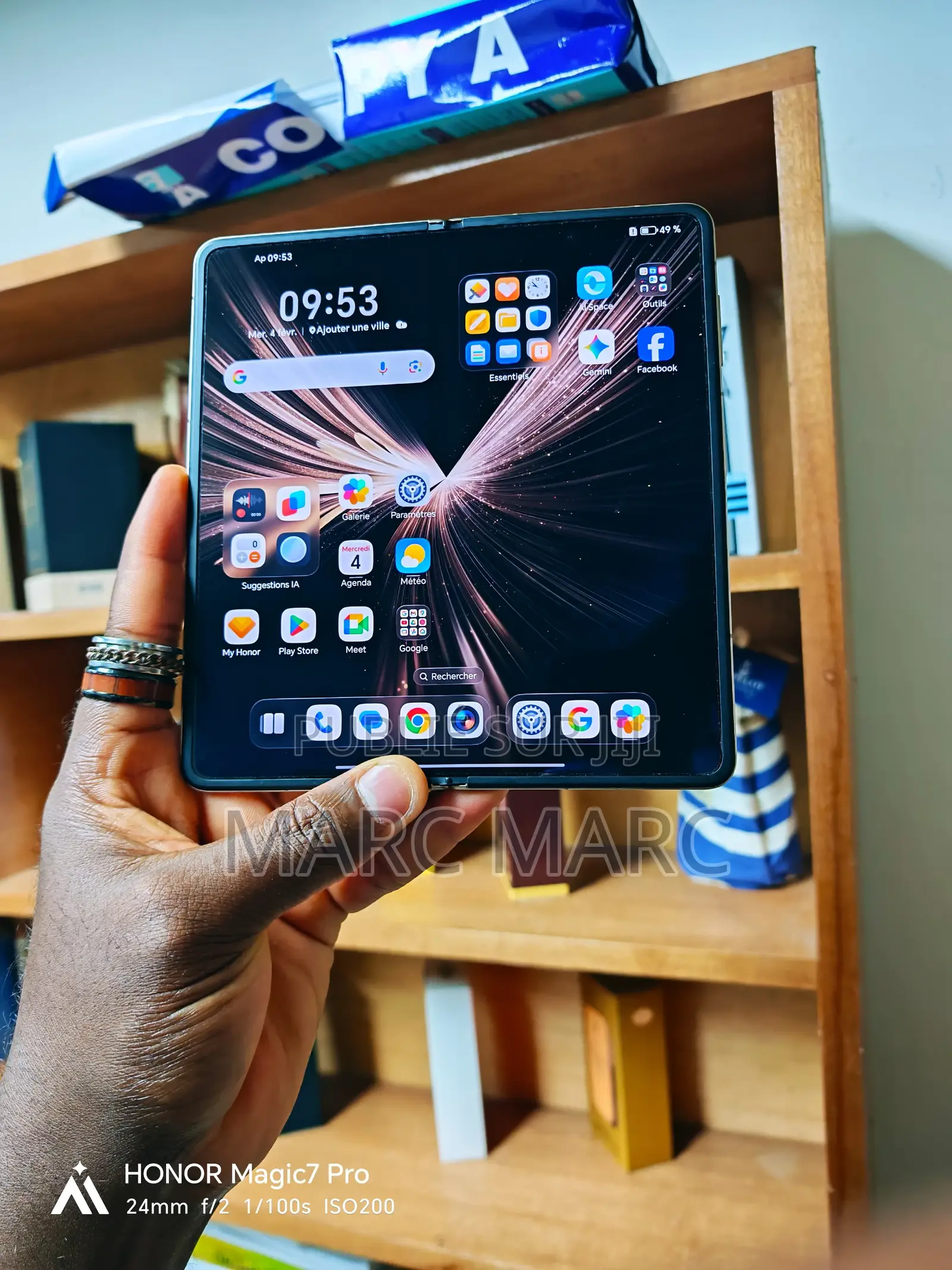 Nouveau Honor Magic V5 512 GB Or rose