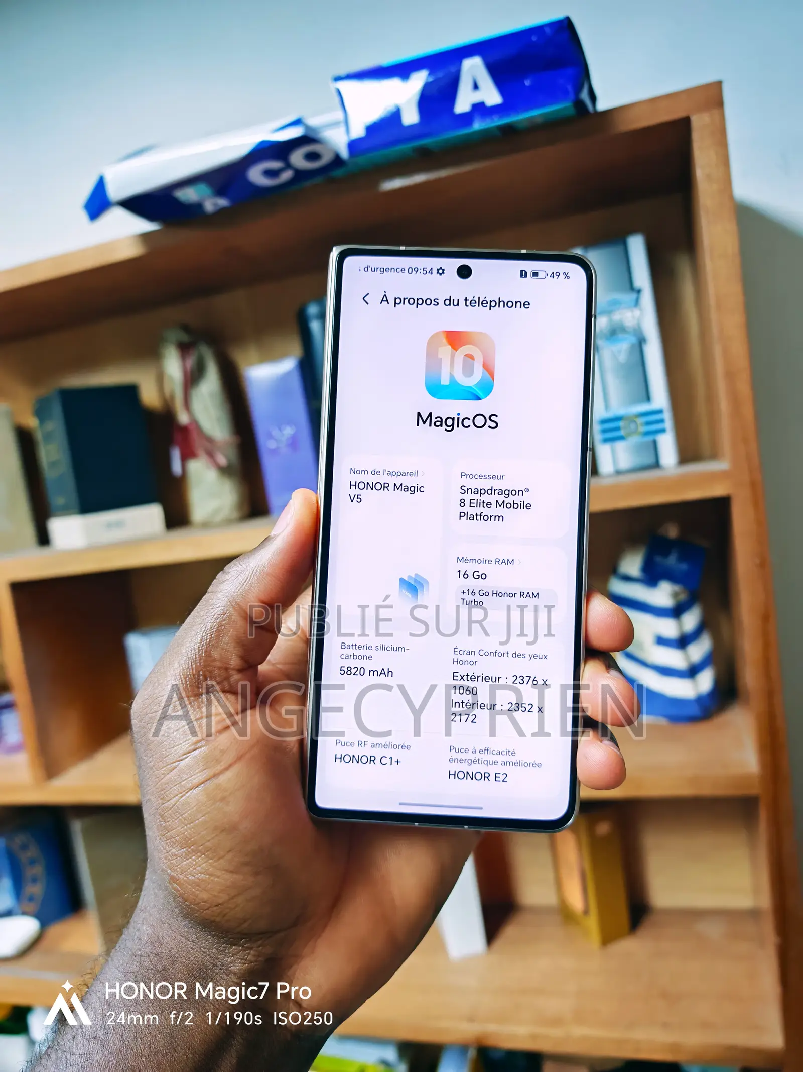 Nouveau Honor Magic V5 512 GB Or rose
