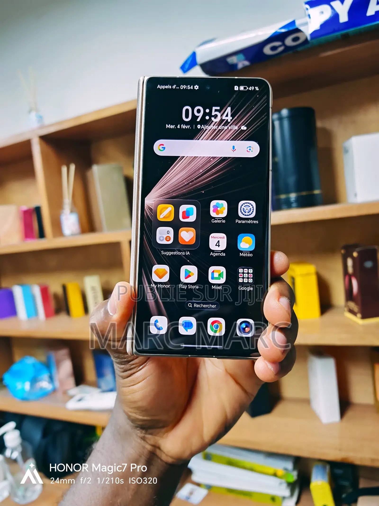 Nouveau Honor Magic V5 512 GB Or rose