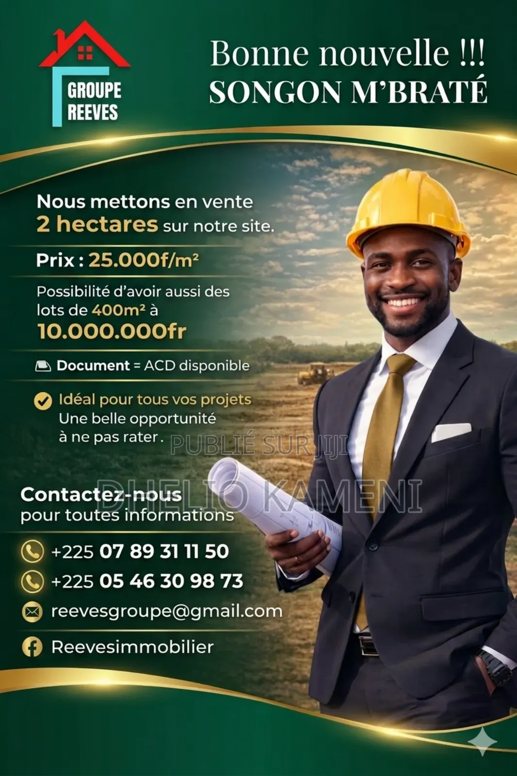 Opportunités Foncier À Songon M'braté