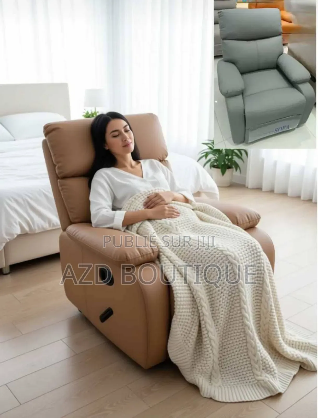 Fauteuil Relaxant Et Pivotant Tres Confortable