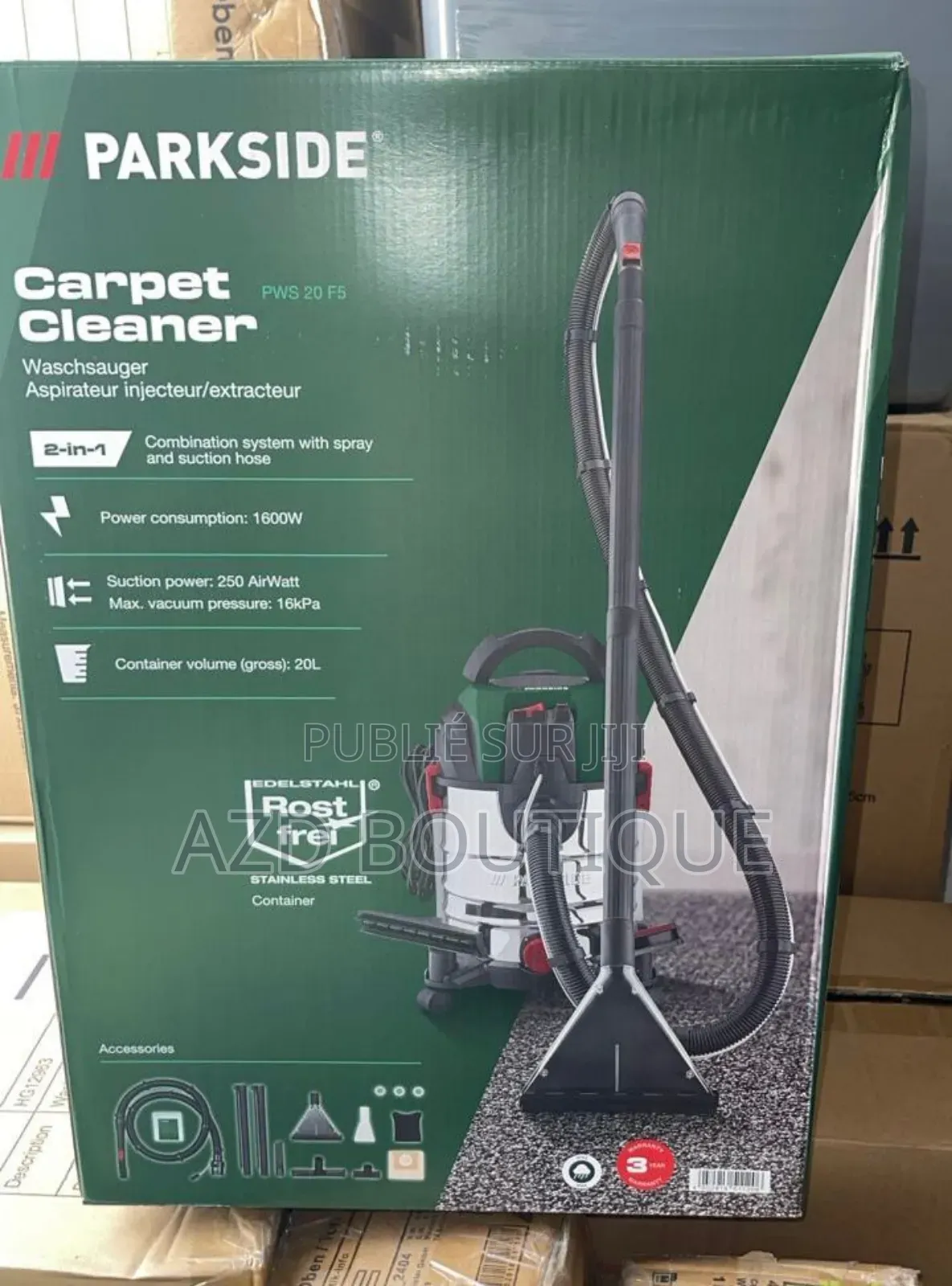 Aspirateur Injecteur Extracteur Parkside