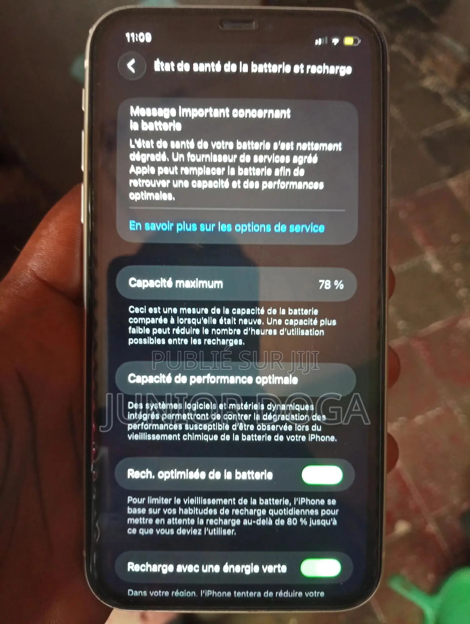 Apple iPhone 11 64 GB Blanc