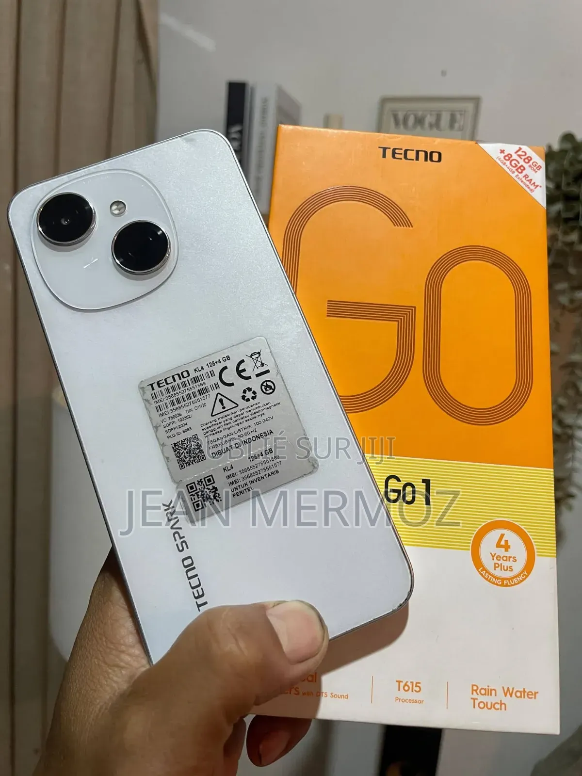 Nouveau Tecno Spark Go 128 GB Blanc