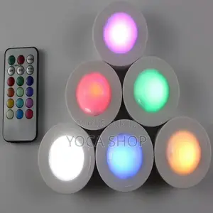 Lampe Led Multicolores Avec Télécommande 3 À 5500 Et 6 À 10000