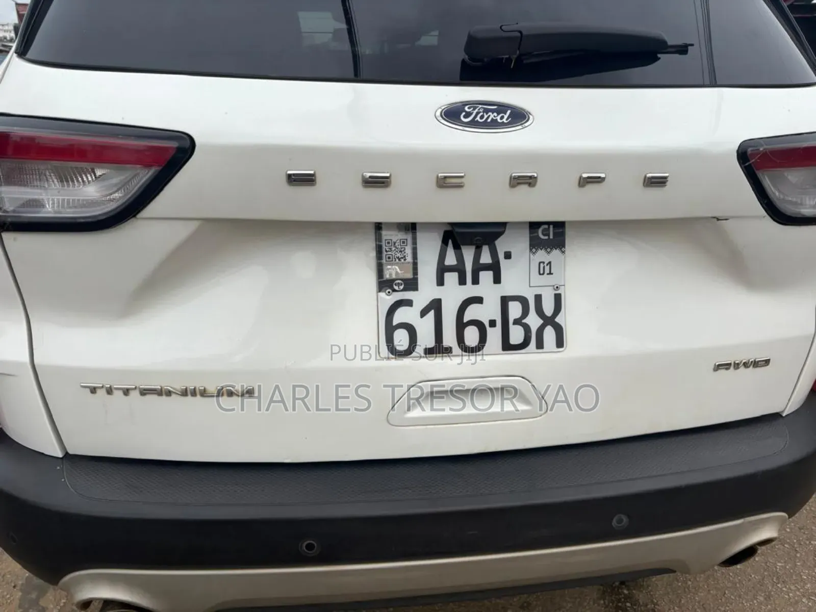 Ford Escape S 2021 Blanc