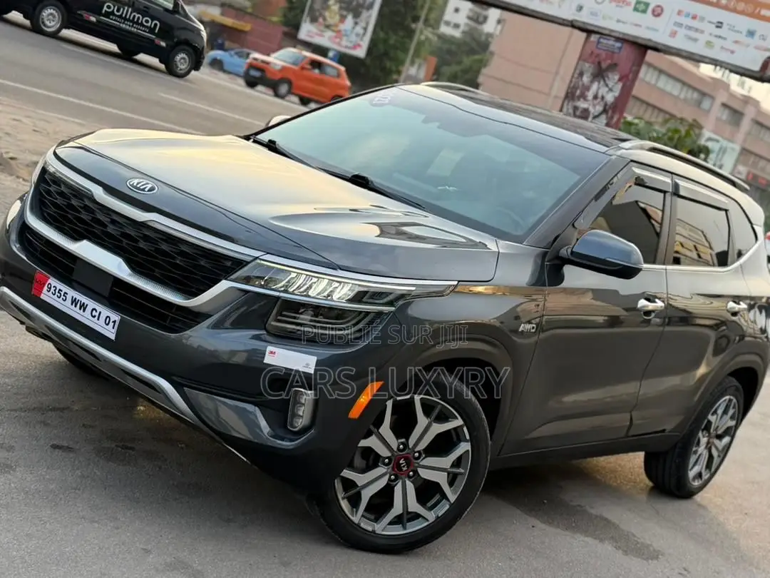 Kia Seltos 1.6 T-GDI 4WD 2021 Argenté