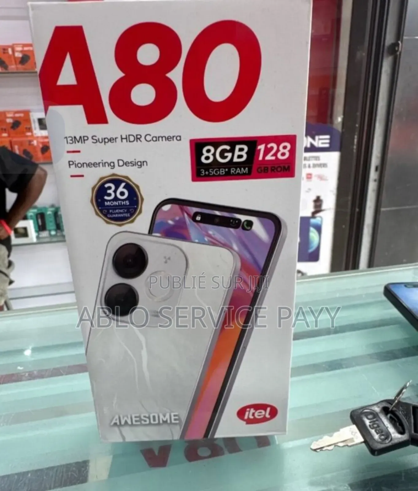 Nouveau Itel A80 128 GB Blanc