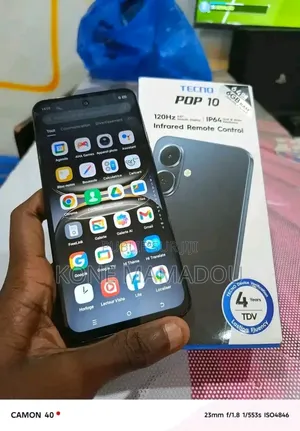 Nouveau Tecno Pop 10 64 GB Noir