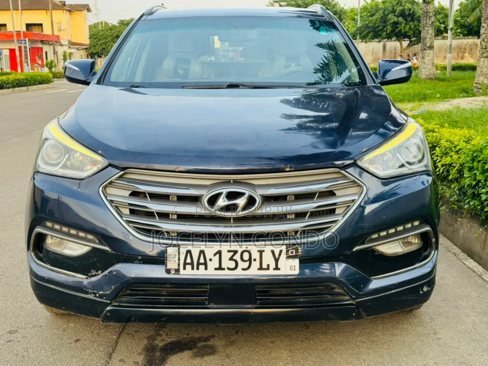 Hyundai Santa Fe 2017 Bleu