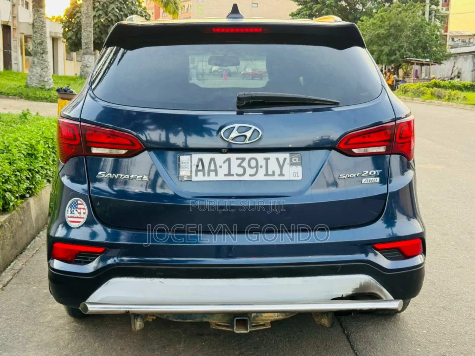 Hyundai Santa Fe 2017 Bleu