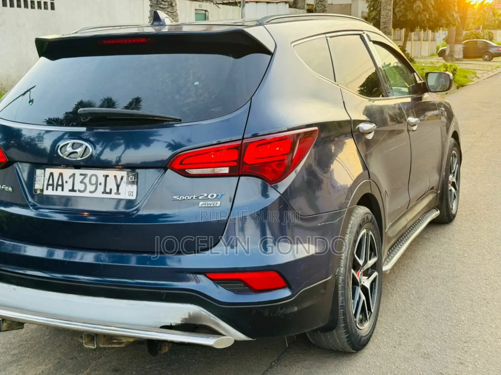Hyundai Santa Fe 2017 Bleu