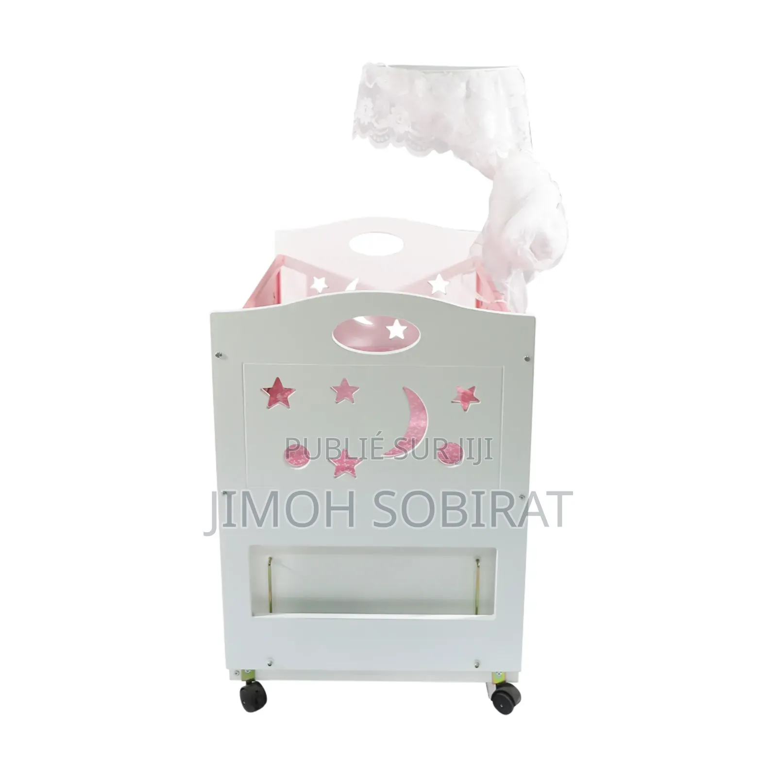 Berceau Bébé en Bois Naturel – Balancelle Douce Éveillée