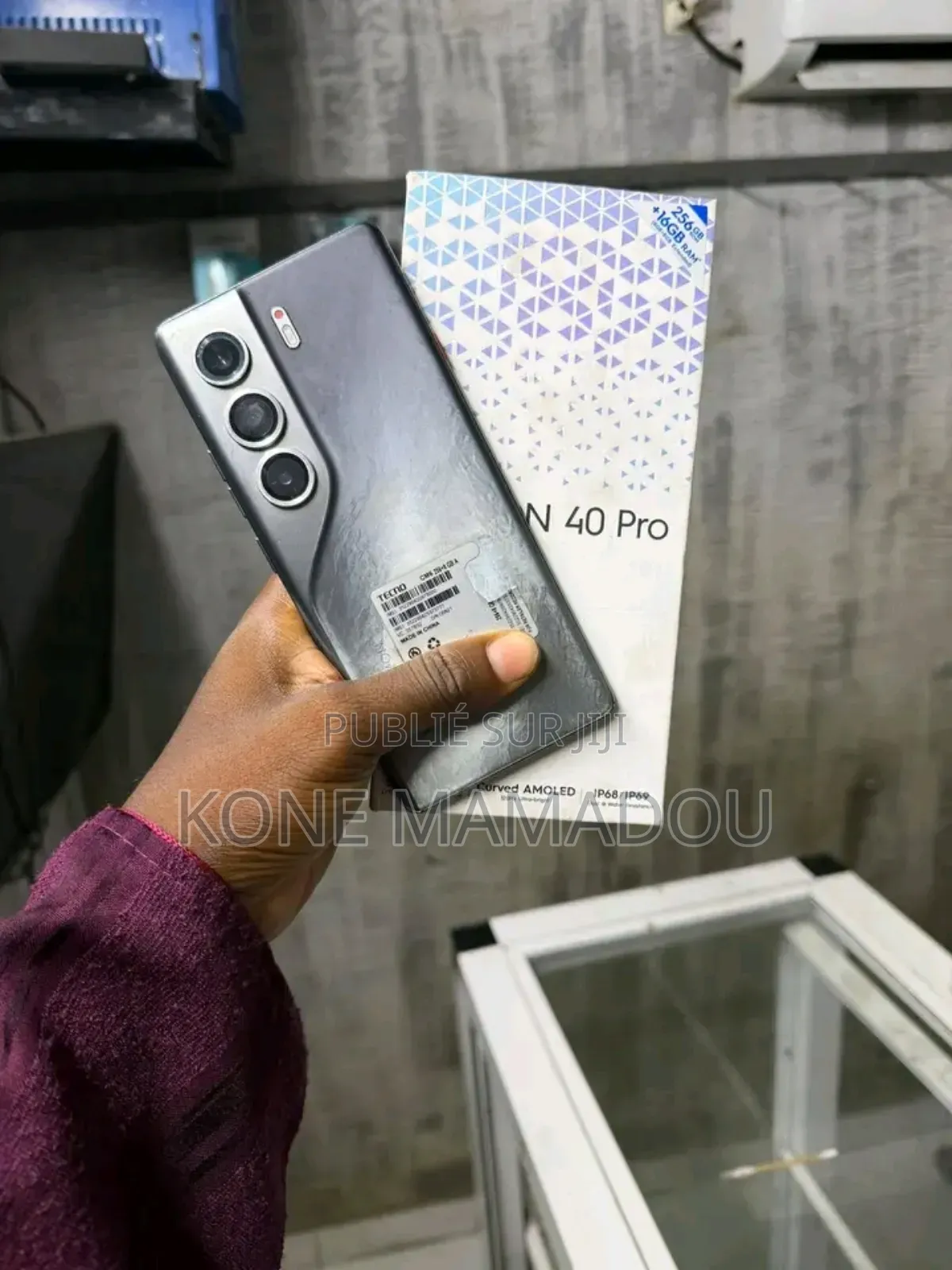 Nouveau Tecno Spark 40 Pro 256 GB Blanc