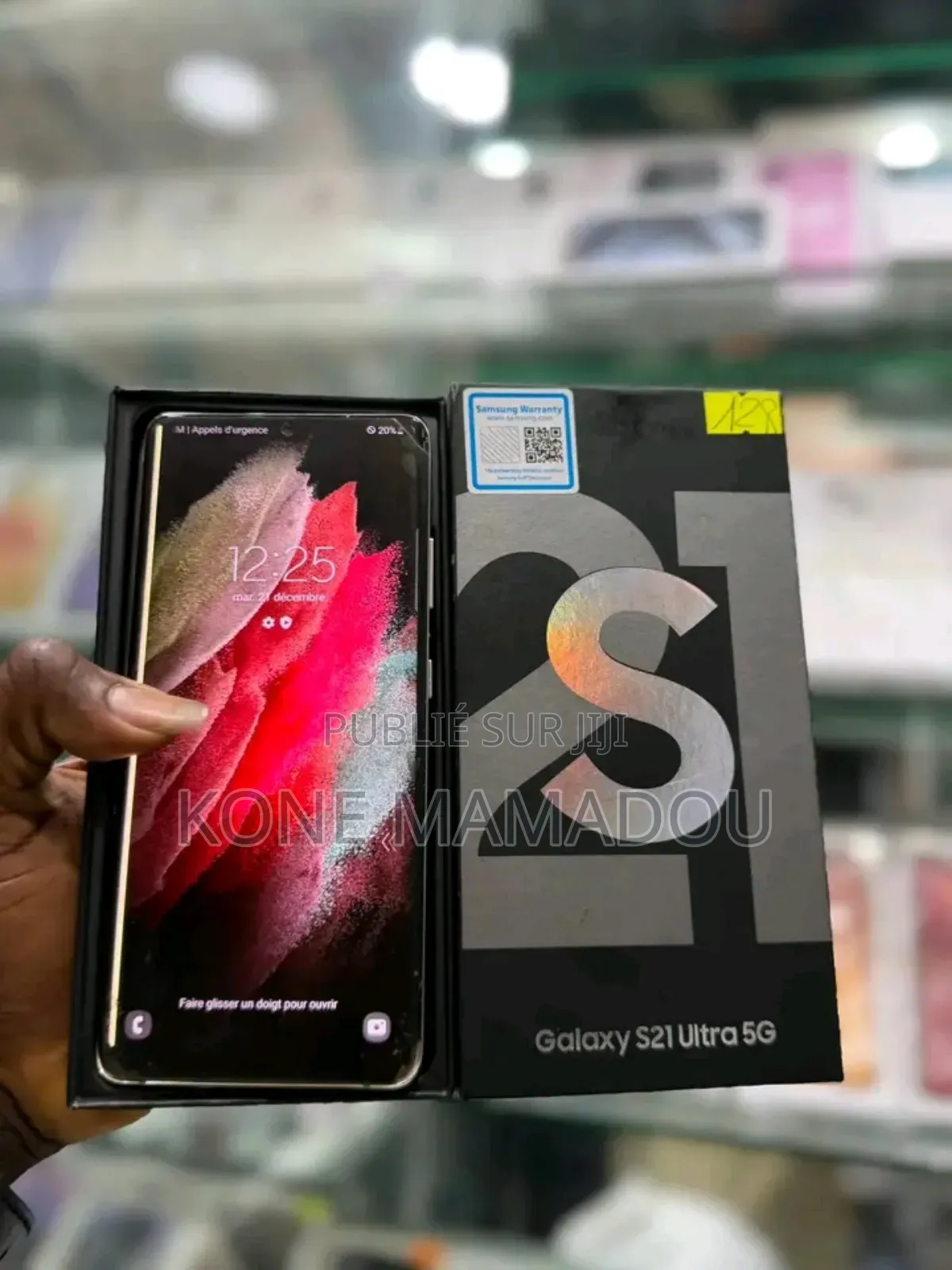 Nouveau Samsung Galaxy S21 Ultra 5G 128 GB Blanc