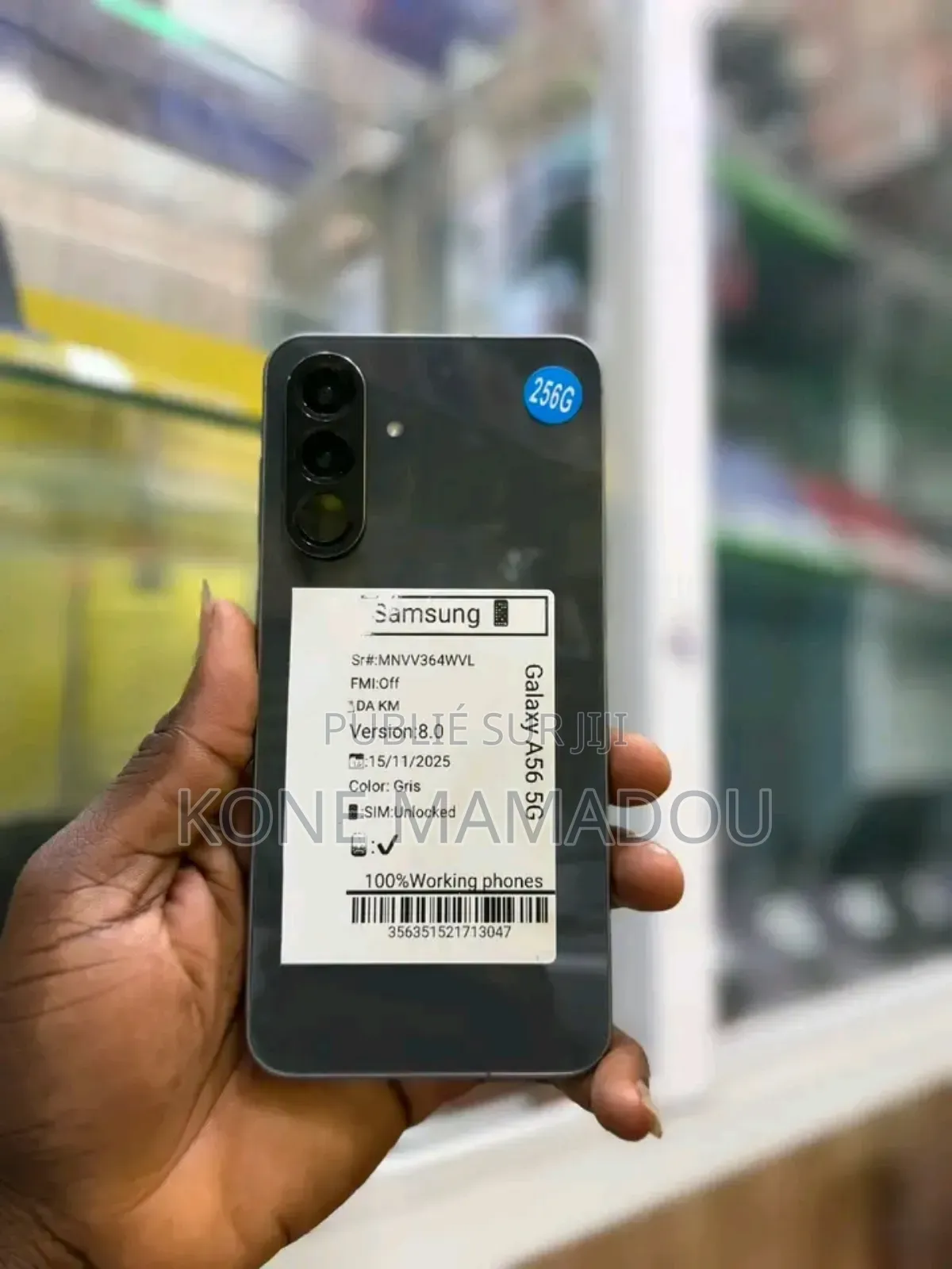 Samsung Galaxy A56 256 GB Noir