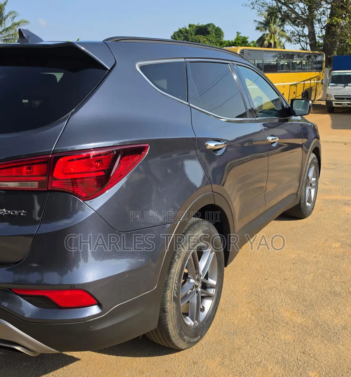 Hyundai Santa Fe Limited AWD 2016 Argenté