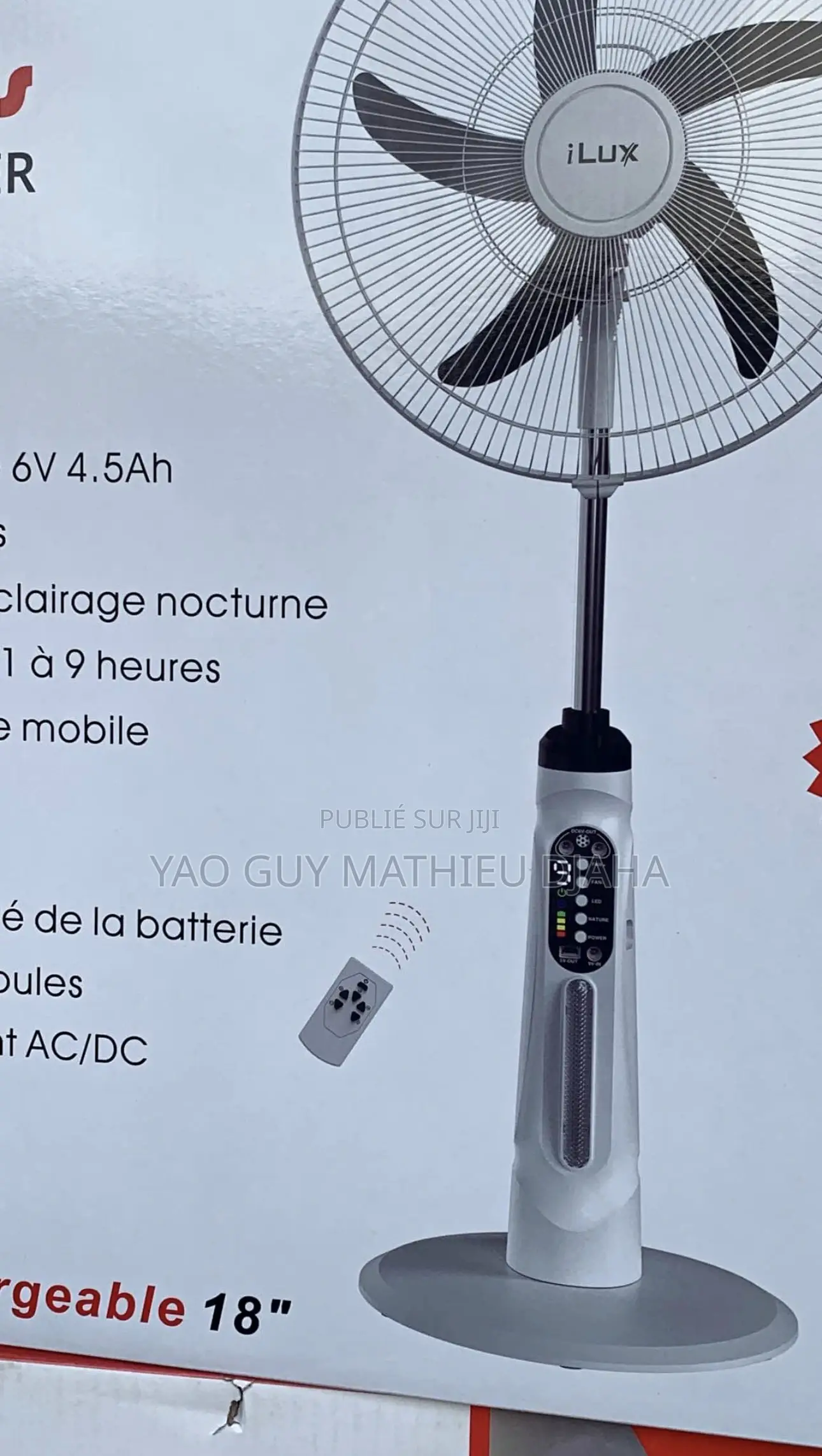 Ventilateur Rechargeable