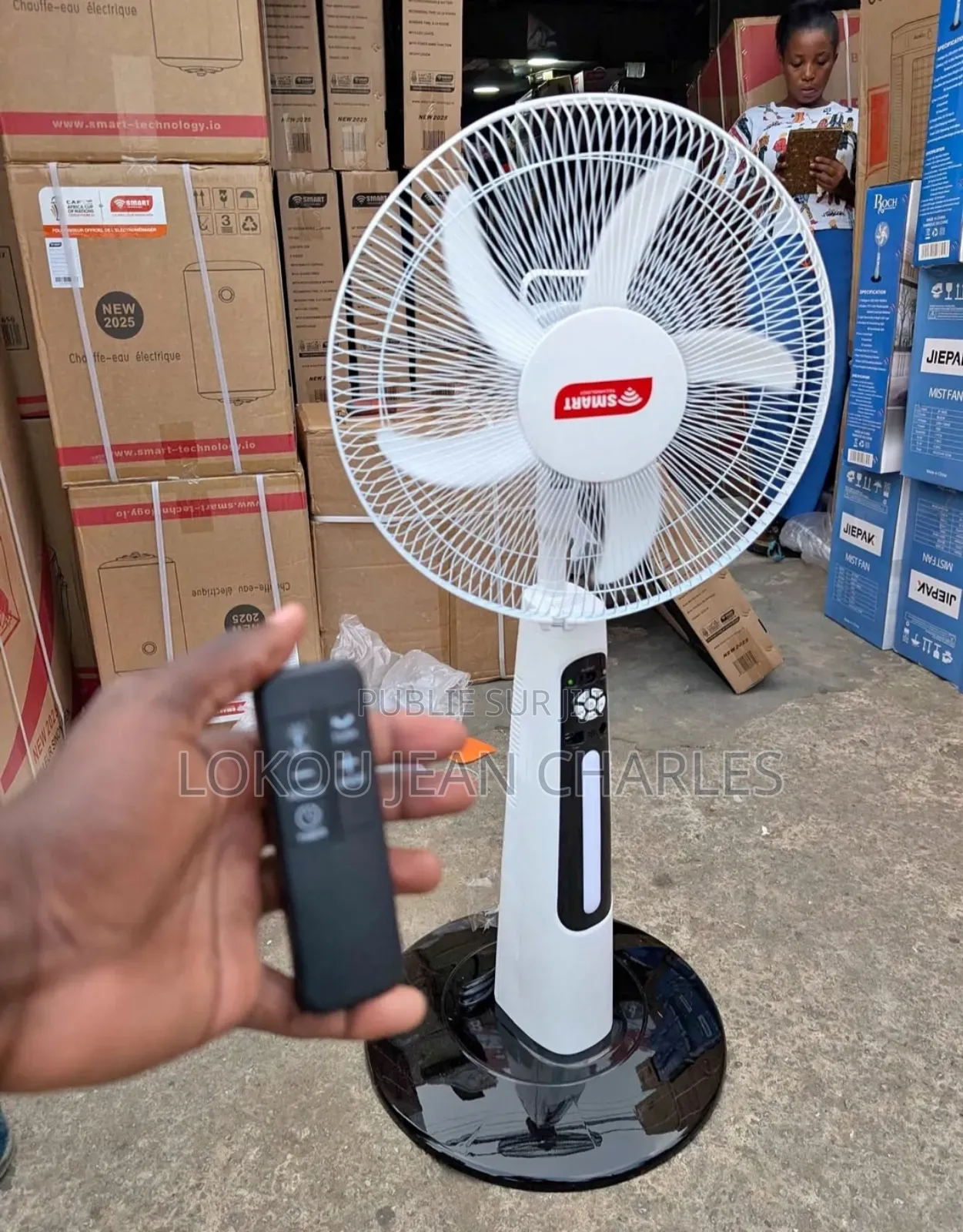 Ventilateur Rechargeable Smart