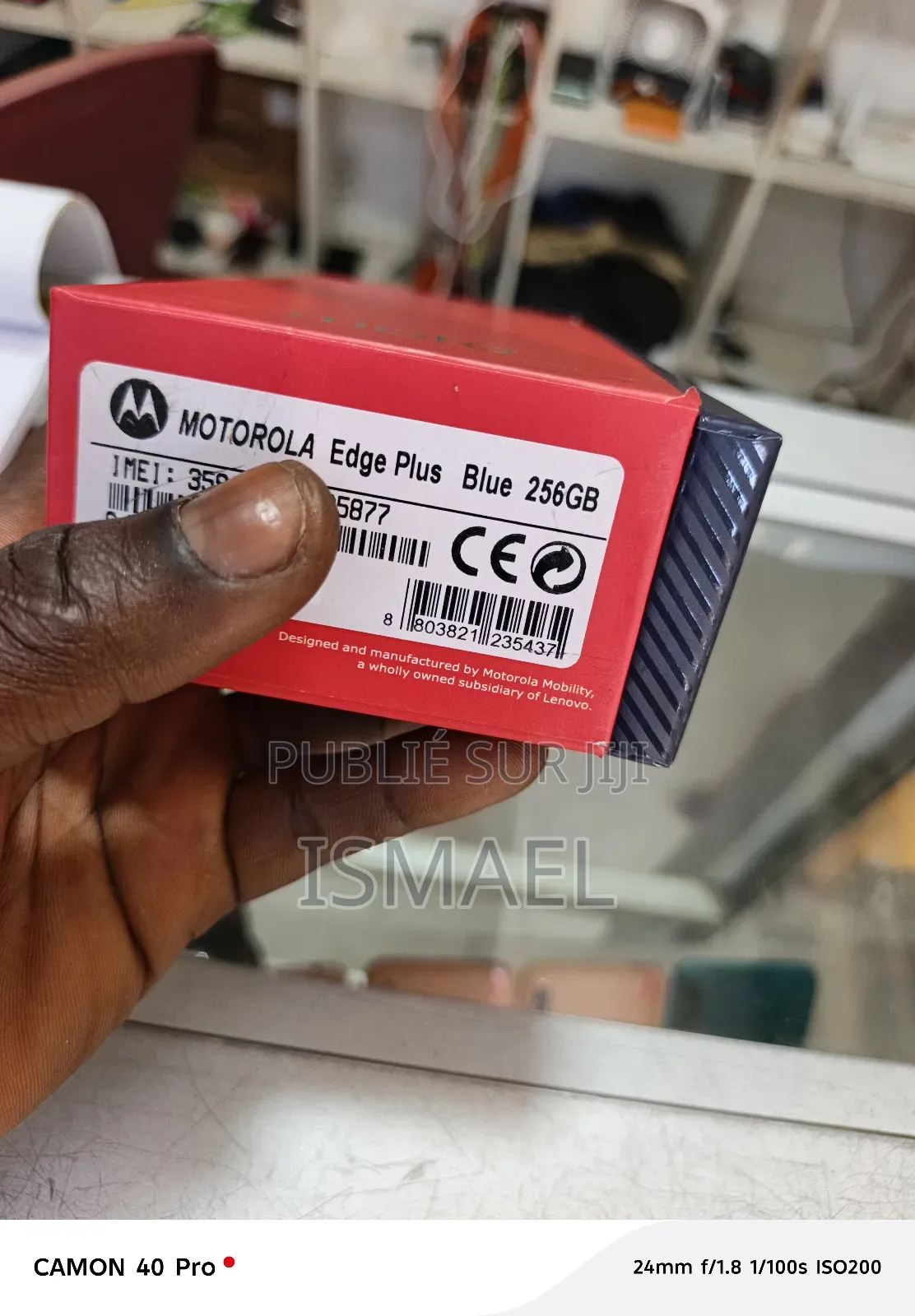 Nouveau Motorola Edge 60 256 GB Noir