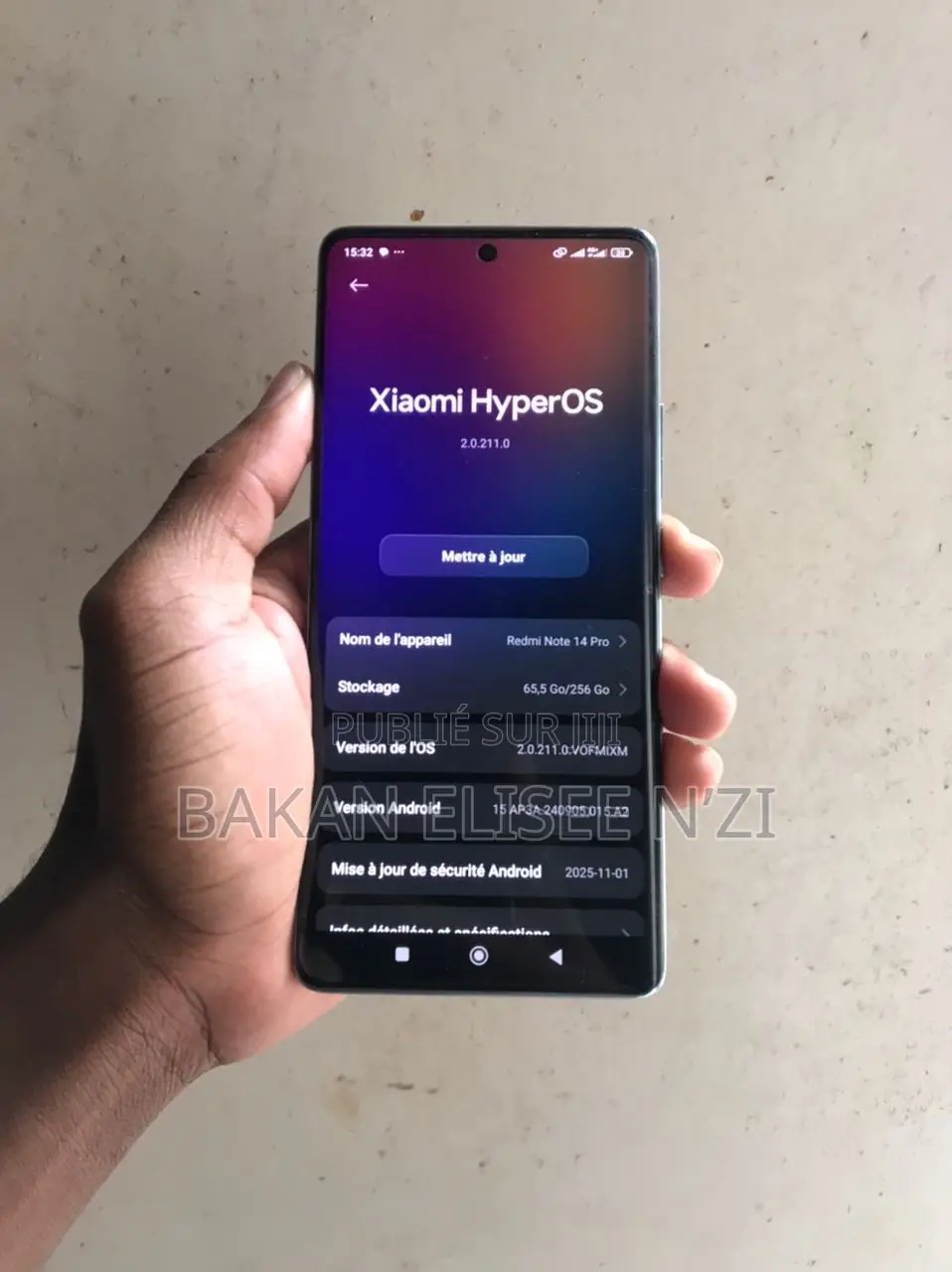 Xiaomi Redmi Note 14 Pro 256 GB Rouge