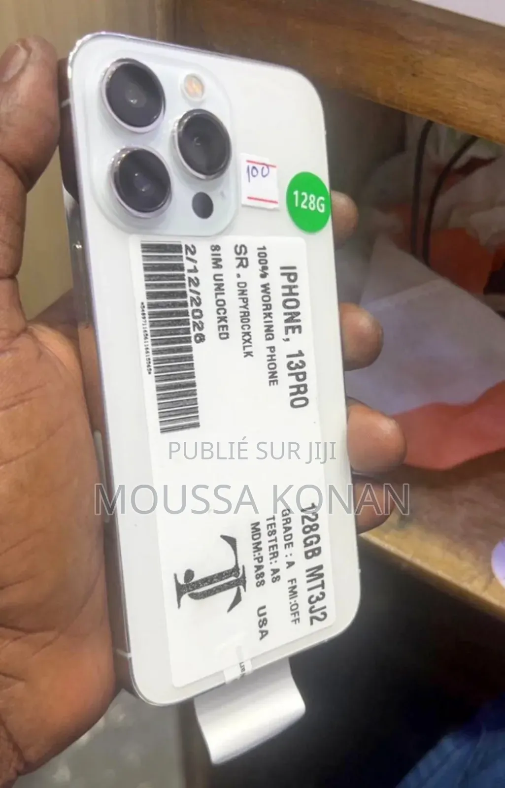 Nouveau Apple iPhone 13 Pro 128 GB Blanc