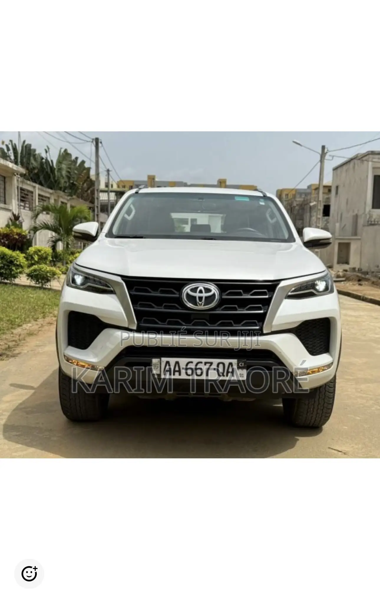 Nouveau Toyota Fortuner 2025 Blanc