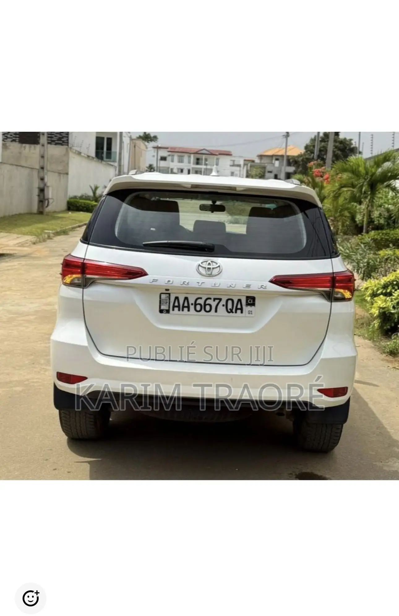 Nouveau Toyota Fortuner 2025 Blanc