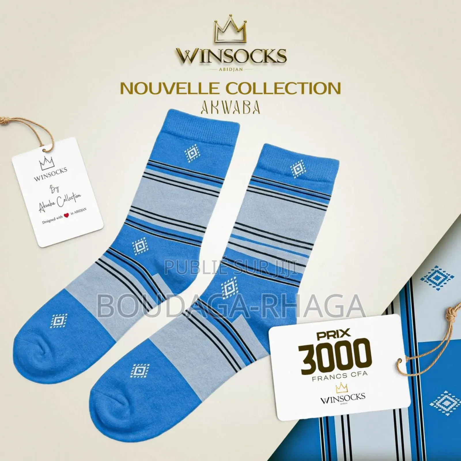 Chaussettes Premium Akwaba – Style Africain Moderne Confort Élégance