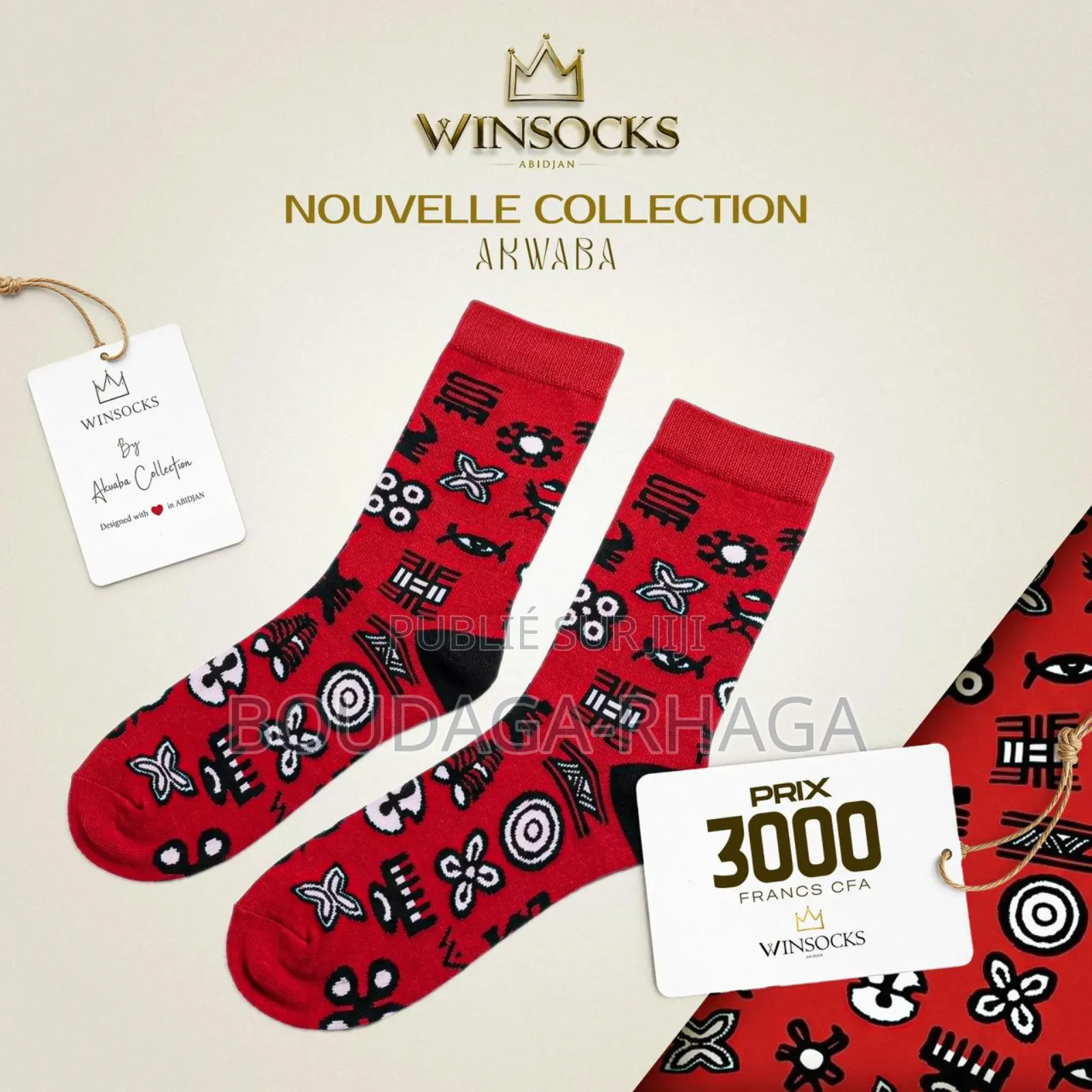 Chaussettes Premium Akwaba – Style Africain Moderne Confort Élégance