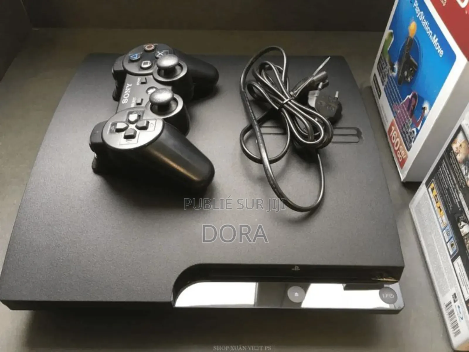 Ps3 Slim Craqué 20 Jeux Installé Ainsi Qu'une Manette