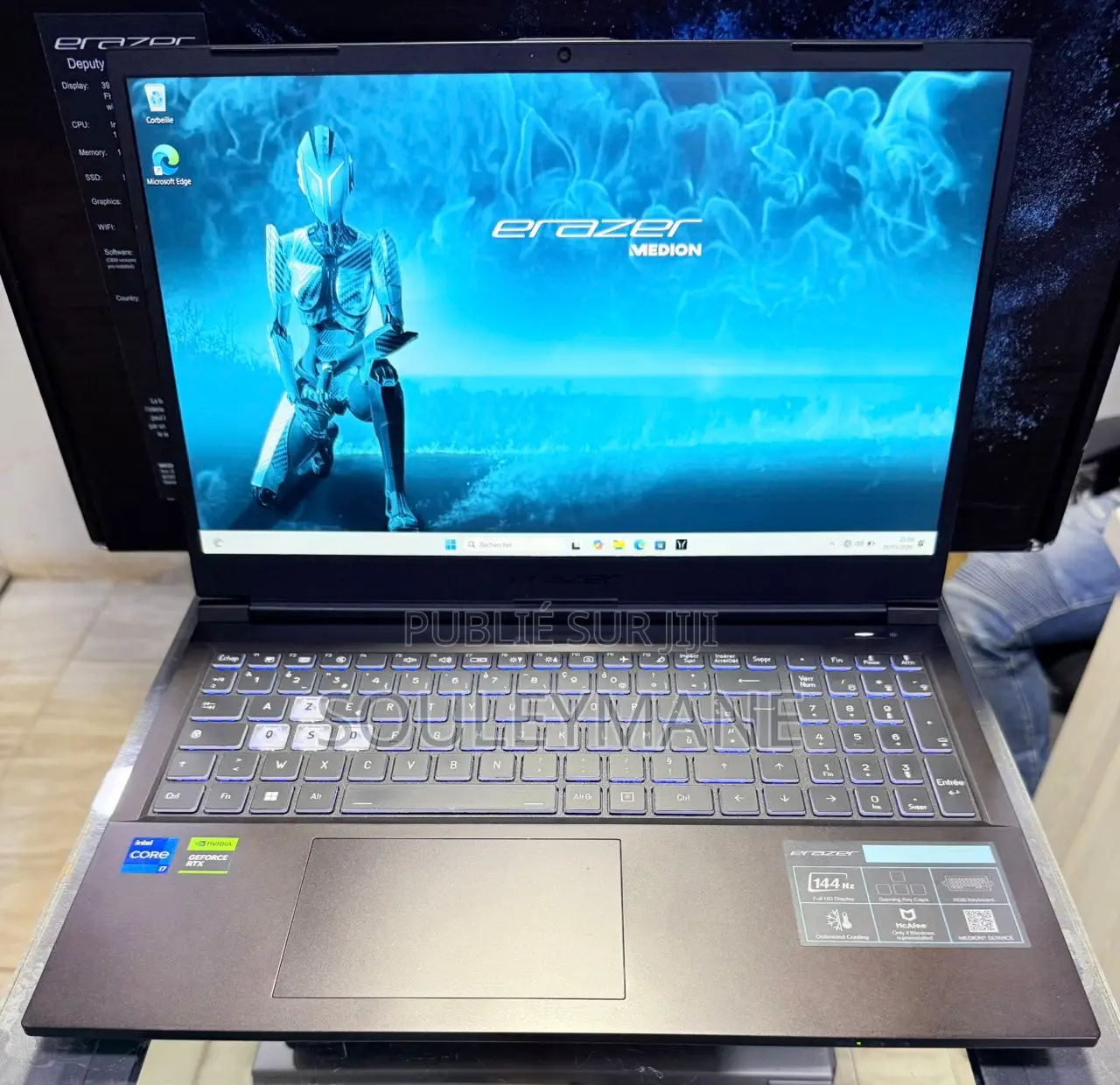 Ordinateur portable Medion Erazer P6681 32GB Intel Core i7 SSD 512GB