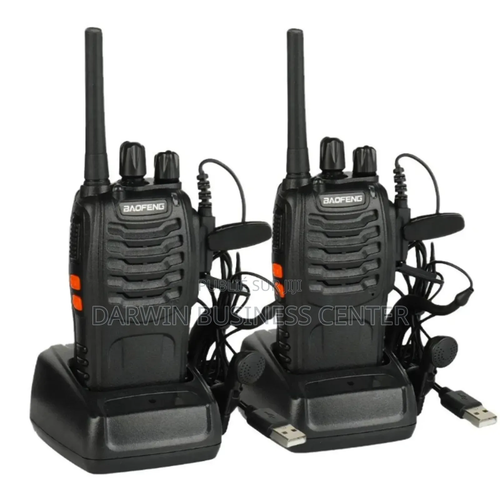 Bf-888s Station De Radio Talkie Walkie Uhf 400-470mhz-2pcs