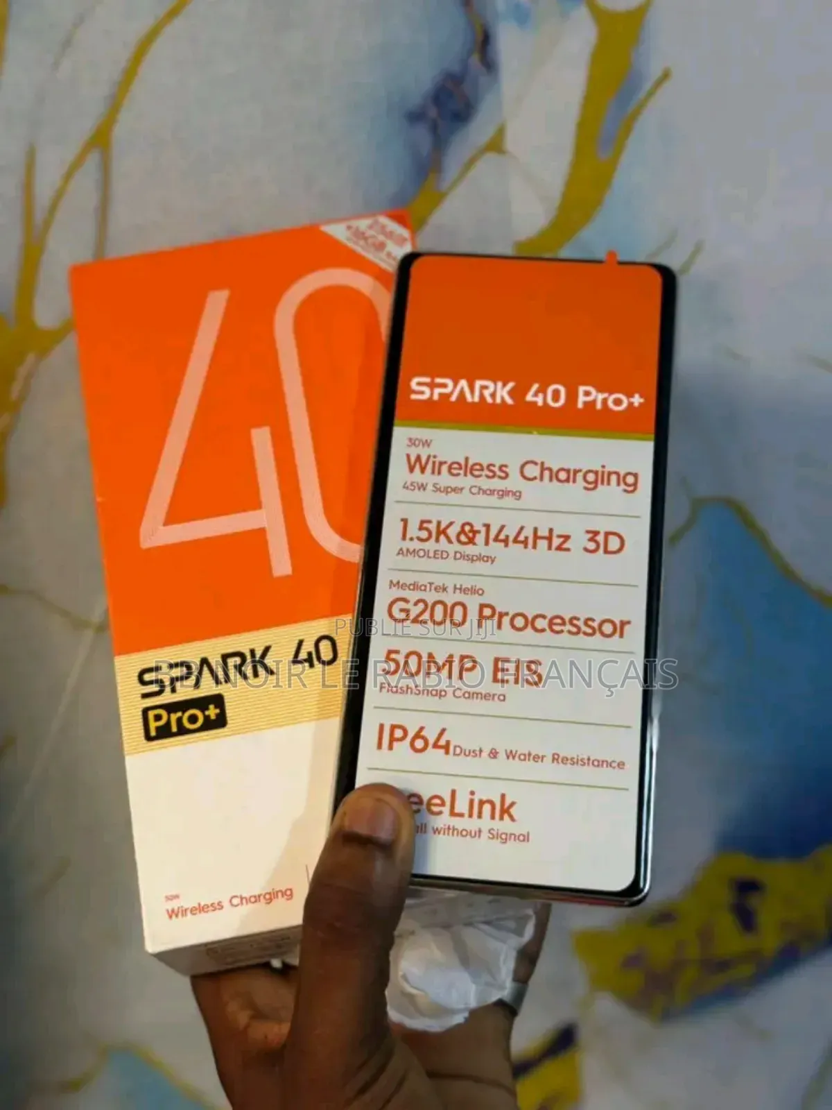 Nouveau Tecno Spark 40 256 GB Blanc