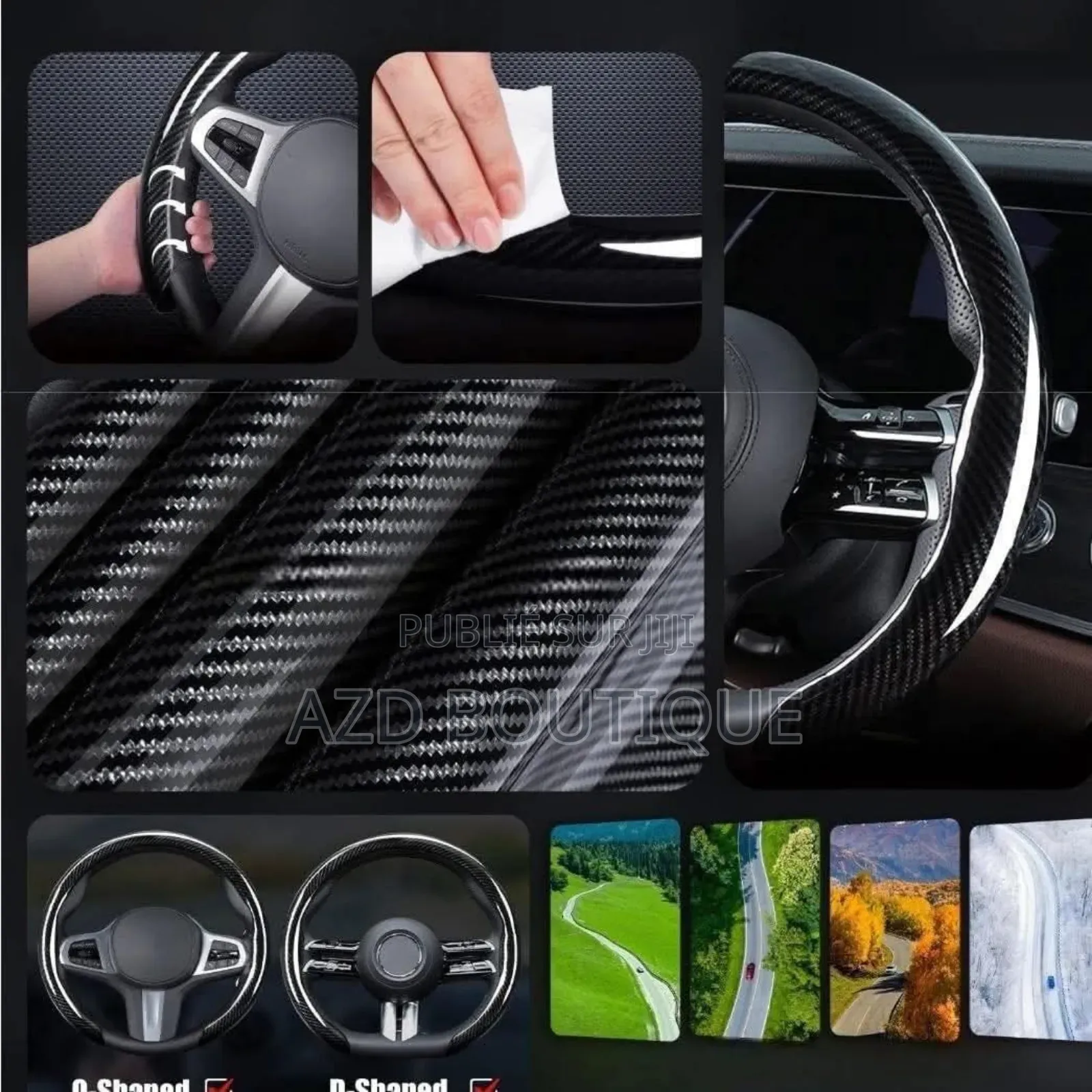 Housse De Volant en Fibre De Carbone Ultra Fin Brillante