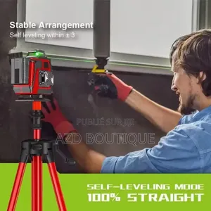 Niveau Laser Industriel 16 Lignes 360° Auto-Nivelant Avec Trépied