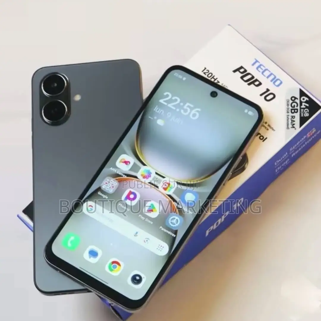 Nouveau Tecno Pop 10 128 GB Blanc