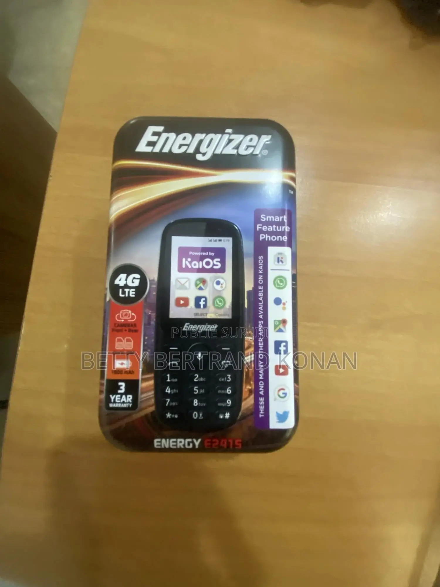 Nouveau Energizer Energy E241S Noir