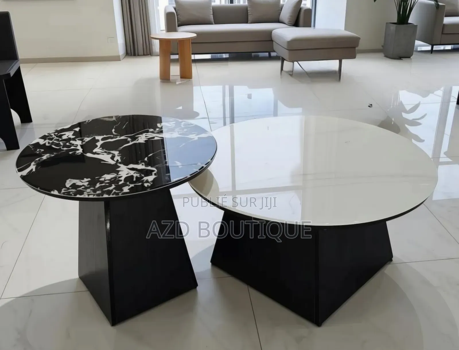 Duo De Tables Basses Rondes